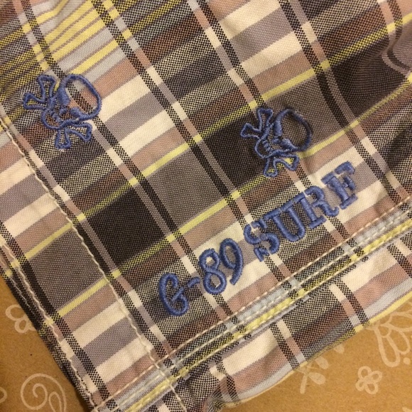 [GAP] boy’s trunk shorts plaid 12-18 months - Picture 3 of 3